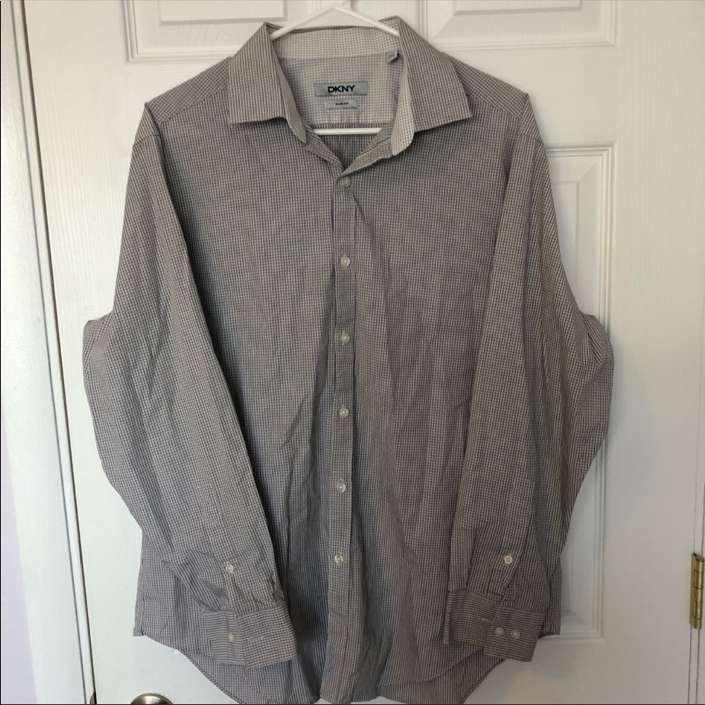 DKNY Slim Fit Button Up Shirt